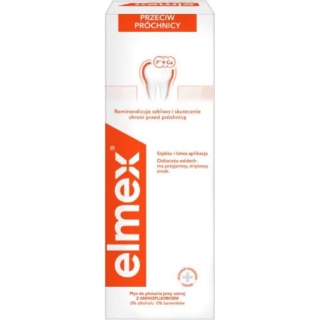 ELMEX Płyn do płukania jamy ustnej przeciw próchnicy, 400 ml