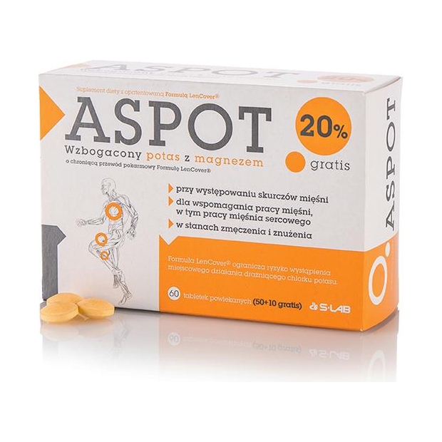 ASPOT, 60 tabletek | drogeria-zdrowie.com.pl