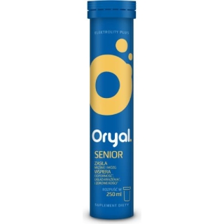 ORYAL SENIOR tabletki musujące, 20 sztuk