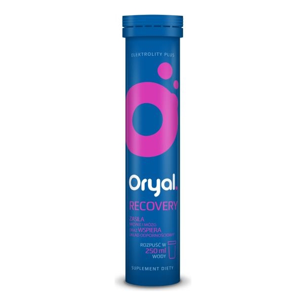 ORYAL Recovery tabletki musujące, 16 sztuk | drogeria-zdrowie.com.pl