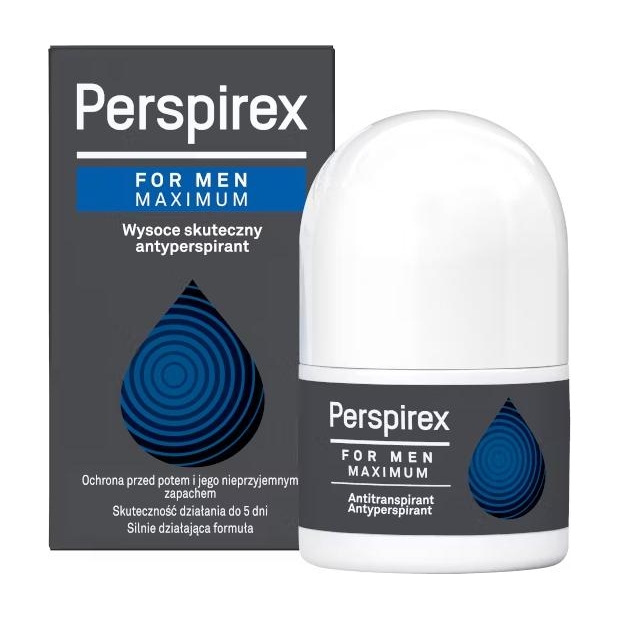 PERSPIREX Men Maximum rollon, 20 ml | drogeria-zdrowie.com.pl