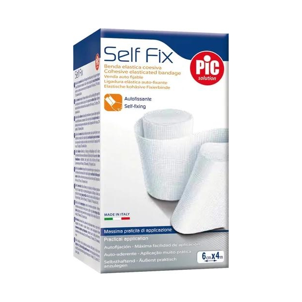 PIC SelfFix samoprzylepny Bandaż 6cmx4m 1 sztuka | drogeria-zdrowie.com.pl