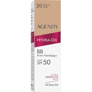 AGENITY Hydra-Ox BB Krem nawilżający na dzień Medium Beige 20 SPF 50, 30 ml - zdjęcie poglądowe #4