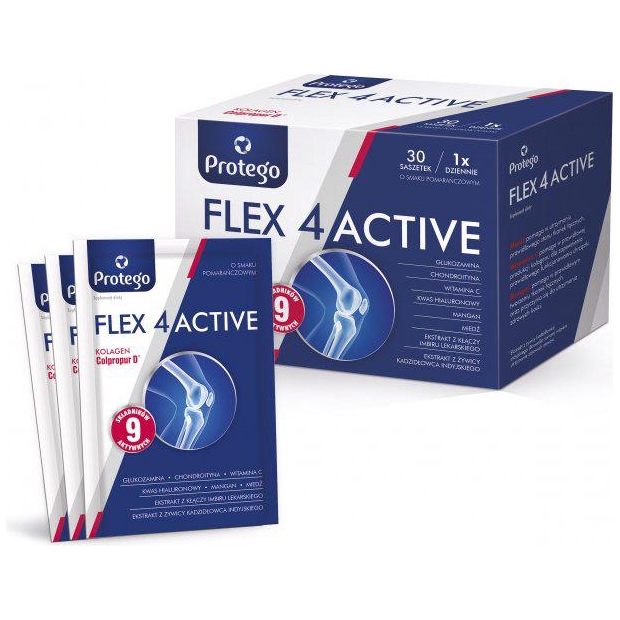 PROTEGO Flex 4 Active, 30 saszetek | drogeria-zdrowie.com.pl