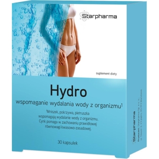 Hydro wydalanie wody z organizmu, 30 kapsułek