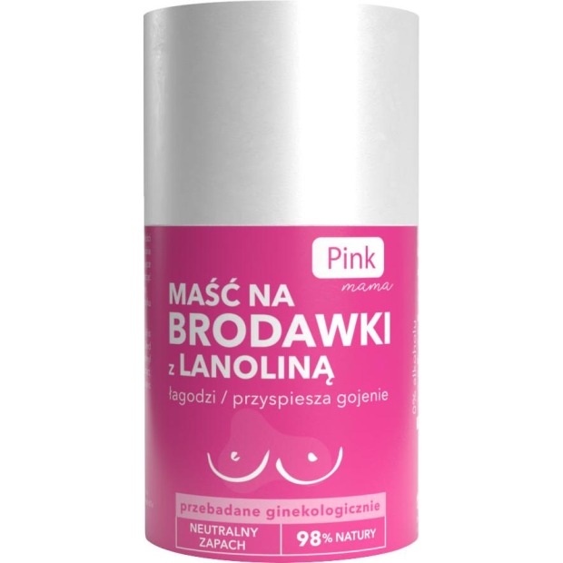PINK Mama maść na brodawki z lanoliną, 50 ml | drogeria-zdrowie.com.pl