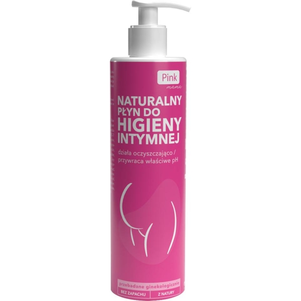 PINK Mama płyn do higieny intymnej naturalny, 250 ml | drogeria-zdrowie.com.pl