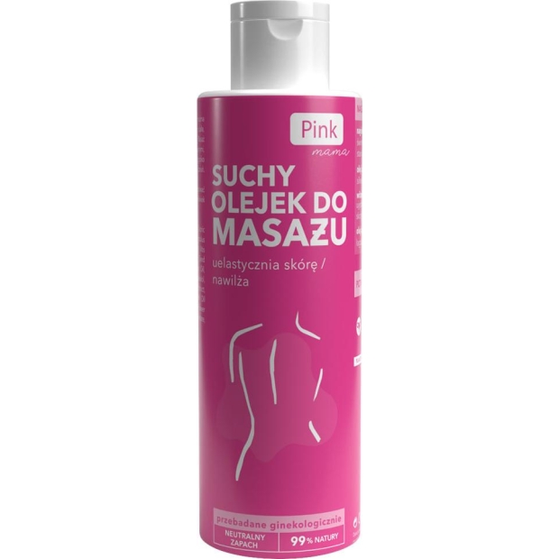 PINK Mama olejek do masażu suchy, 150 ml | drogeria-zdrowie.com.pl