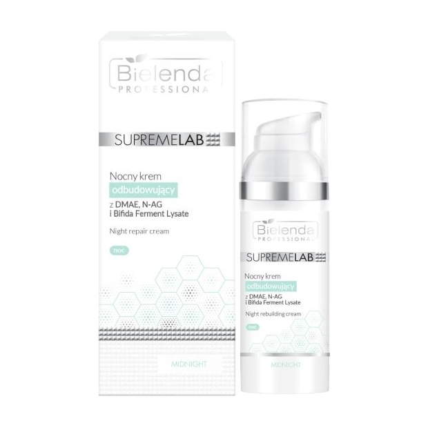 BIELENDA Professional Supremelab Midnight Nocny krem odbudowujący, 50 ml | drogeria-zdrowie.com.pl