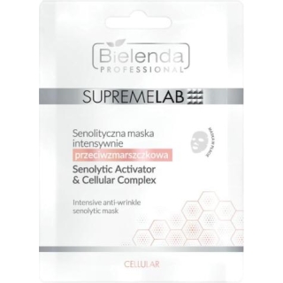 BIELENDA Professional SupremeLab Cellular Senolityczna maska intensywnie przeciwzmarszczkowa, 1 sztuka