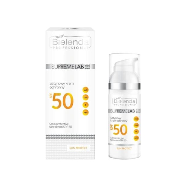 BIELENDA Professional Krem satynowy ochronny SPF 50, 50 ml | drogeria-zdrowie.com.pl