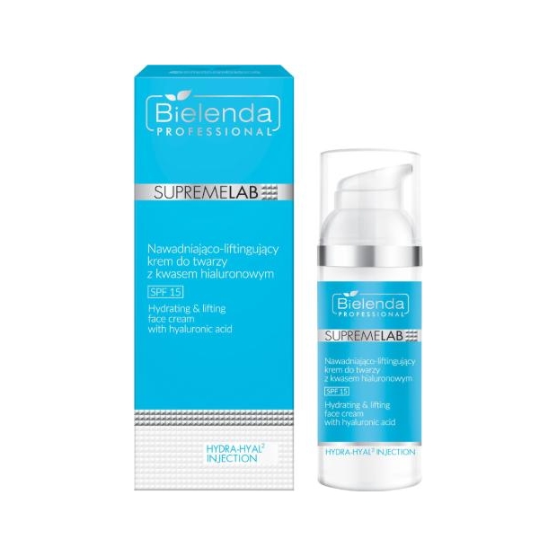 BIELENDA Nawadniająco-liftingujący Krem do twarzy z kwasem hialuronowym, 50 ml | drogeria-zdrowie.com.pl