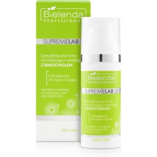 BIELENDA Professional SupremeLab Sebio Derm Krem normalizująco-nawilżający z bakuchiolem, 50 ml