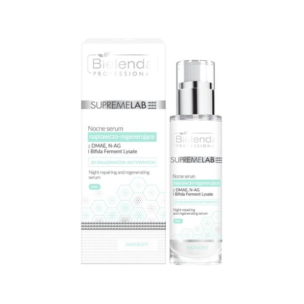 BIELENDA Professional Supremelab Midnight Nocne serum naprawczo-regenerujące, 30 ml | drogeria-zdrowie.com.pl