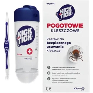KICK The Tick Expert Zestaw do bezpiecznego usuwania kleszczy, 1 zestaw