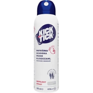 KICK the TICK Max Repelent Plus na komary, kleszcze i meszki, 200 ml