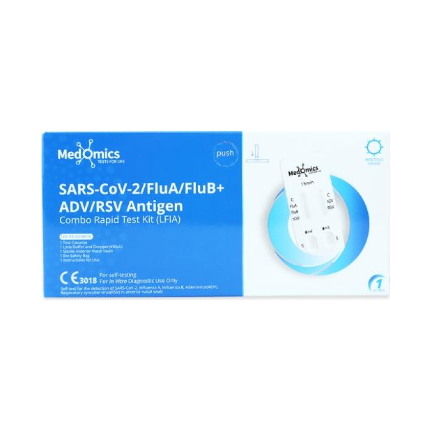 Test Combo SARS-CoV-2/FluA/FluB + ADV/RSV Antigen | drogeria-zdrowie.com.pl