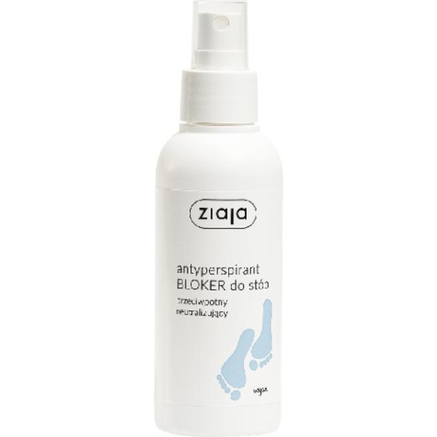 ZIAJA Stopy antyperspirant bloker do stóp, 100 ml | drogeria-zdrowie.com.pl