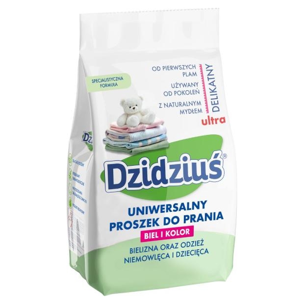 DZIDZIUŚ Proszek do prania uniwersalny, 1,5 kg | drogeria-zdrowie.com.pl