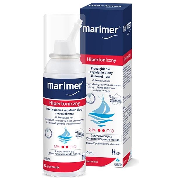 MARIMER Hipertoniczny Spray 2,2%, 100 ml | drogeria-zdrowie.com.pl