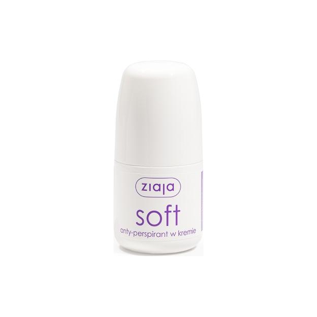 ZIAJA SOFT Anty-Perspirant krem rollon, 60 ml | drogeria-zdrowie.com.pl