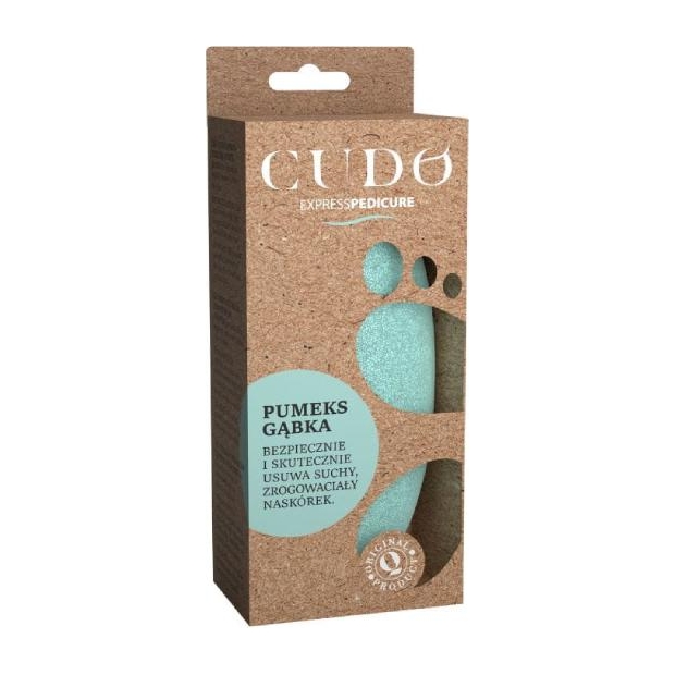CUDO Express Pedicure Gąbka-pumeks do stóp, 1 sztuka | drogeria-zdrowie.com.pl