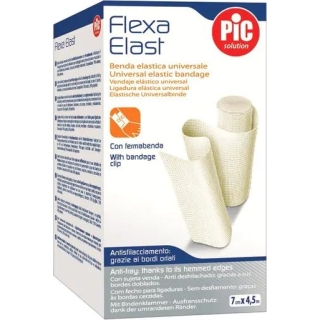 PIC Flexa Elast Bandaż o średnim7 cm x 4,5 m 1 sztuka