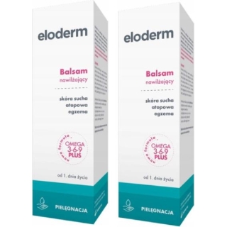 ELODERM Balsam nawilżający, 2 x 200 ml