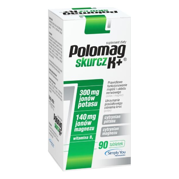 POLOMAG K+, 90 tabletek | drogeria-zdrowie.com.pl