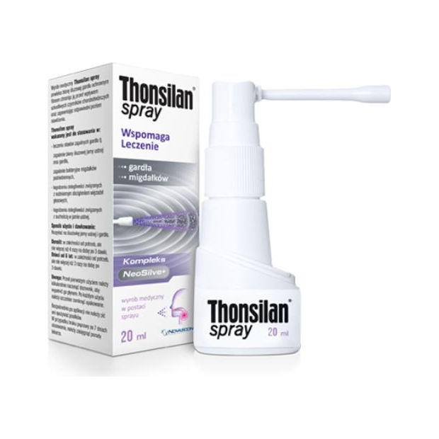 THONSILAN spray, 20 ml | drogeria-zdrowie.com.pl