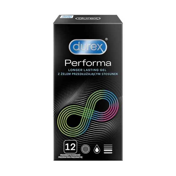 DUREX Performa Now Easy-On prezerwatywy, 12 sztuk | drogeria-zdrowie.com.pl