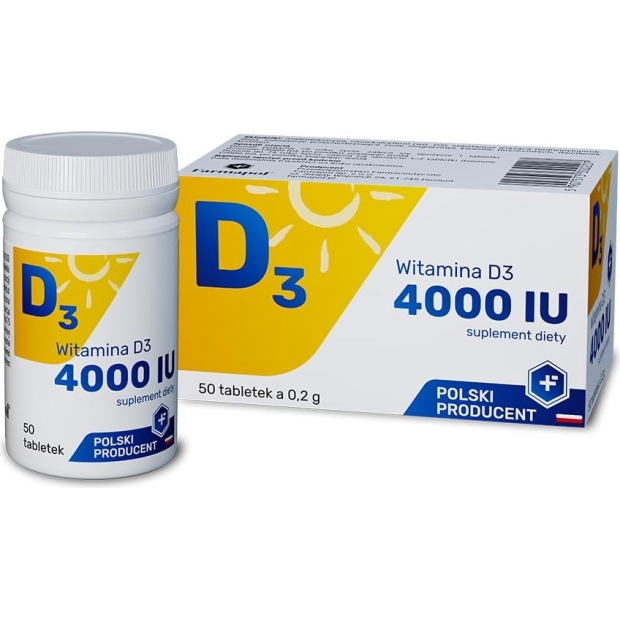 WITAMINA D3 4000 IU, 50 tabletek | drogeria-zdrowie.com.pl