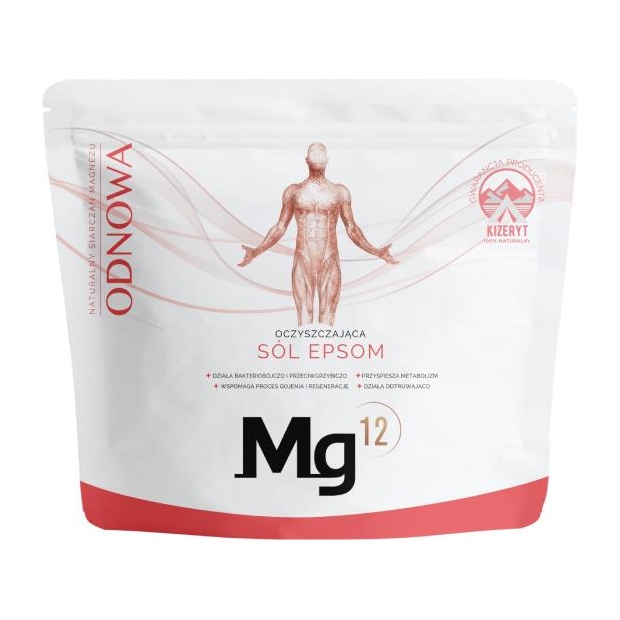 Mg12 Odnowa Sól Epsom, 4000 g | drogeria-zdrowie.com.pl