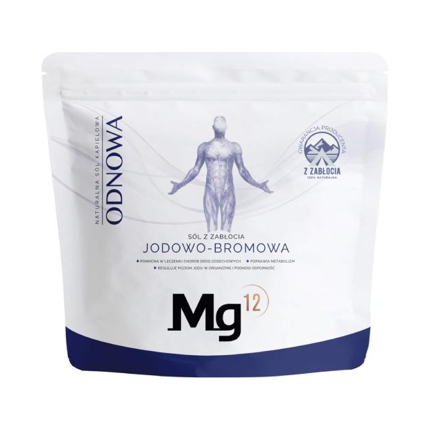 Mg12 Odnowa Sól z Zabłocia jodowo-bromowa, 1000 g | drogeria-zdrowie.com.pl