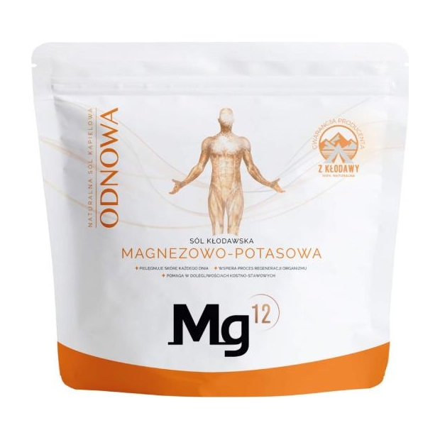 Mg12 Odnowa Sól Kłodawska magnezowo-potasowa, 1000 g | drogeria-zdrowie.com.pl