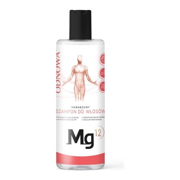 Mg12 Odnowa Szampon oczyszczający z solą, 200 ml | drogeria-zdrowie.com.pl