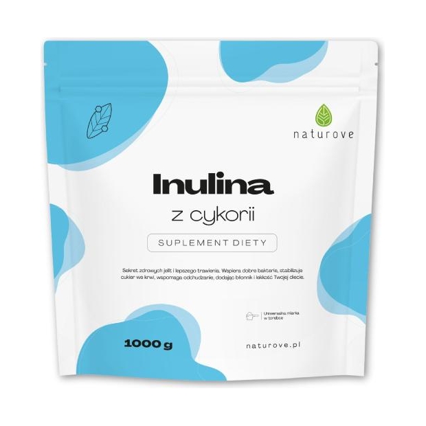 Inulina z cykorii naturove, 1000g | drogeria-zdrowie.com.pl