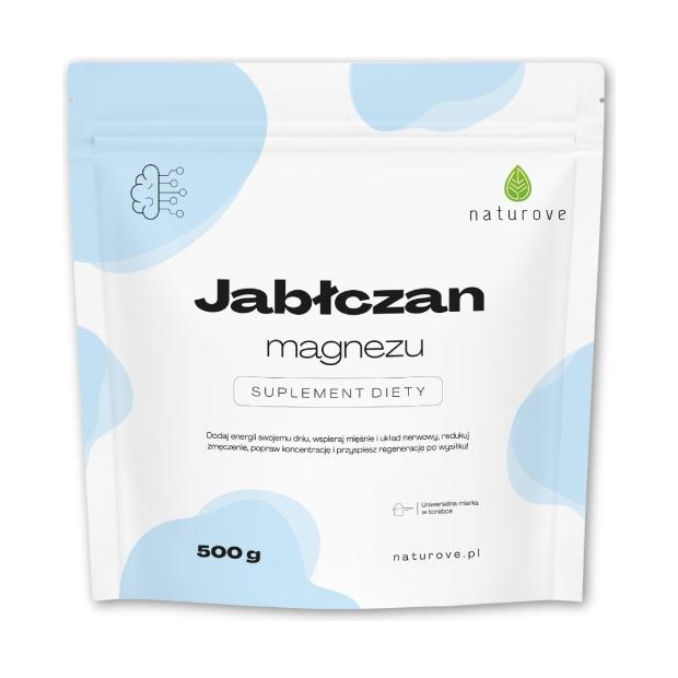 Jabłczan magnezu naturove, 500 g | drogeria-zdrowie.com.pl