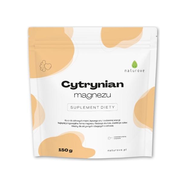 Cytrynian magnezu naturove, 150 g | drogeria-zdrowie.com.pl