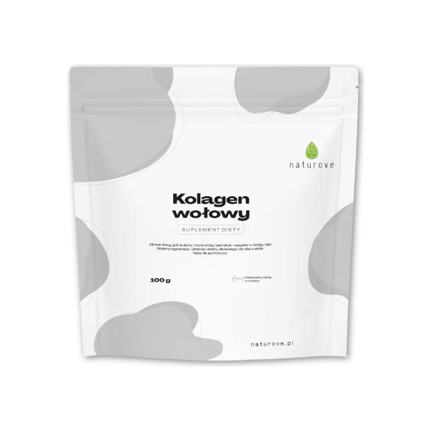 Kolagen wołowy naturove, 100 g | drogeria-zdrowie.com.pl