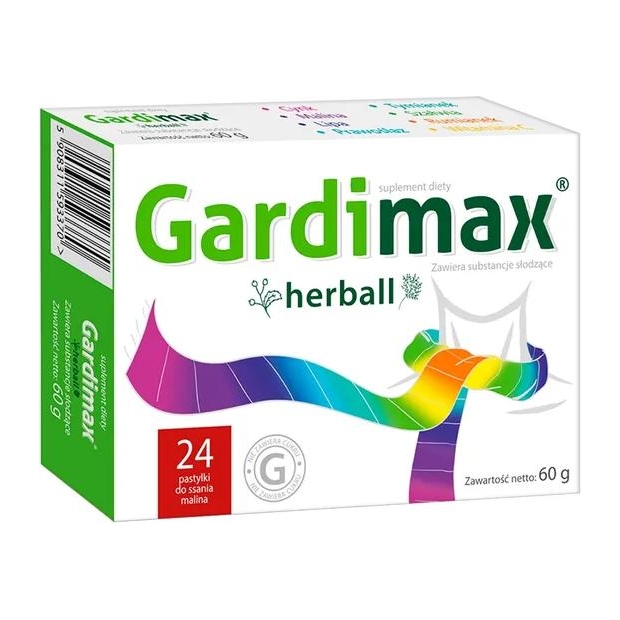 GARDIMAX Herball, 24 pastylki | drogeria-zdrowie.com.pl