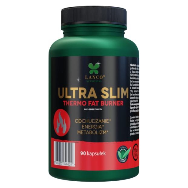 LANCO NUTRITIONS Ultra Slim Thermo Fat Burner, 90 kapsułek | drogeria-zdrowie.com.pl