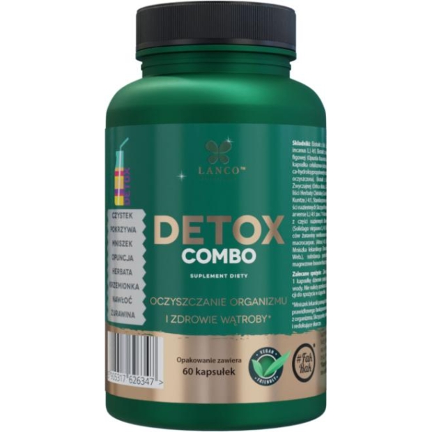 Detox Combo 60 kapsułek | drogeria-zdrowie.com.pl