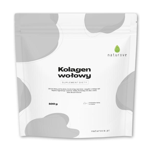 Kolagen wołowy naturove, 500 g | drogeria-zdrowie.com.pl