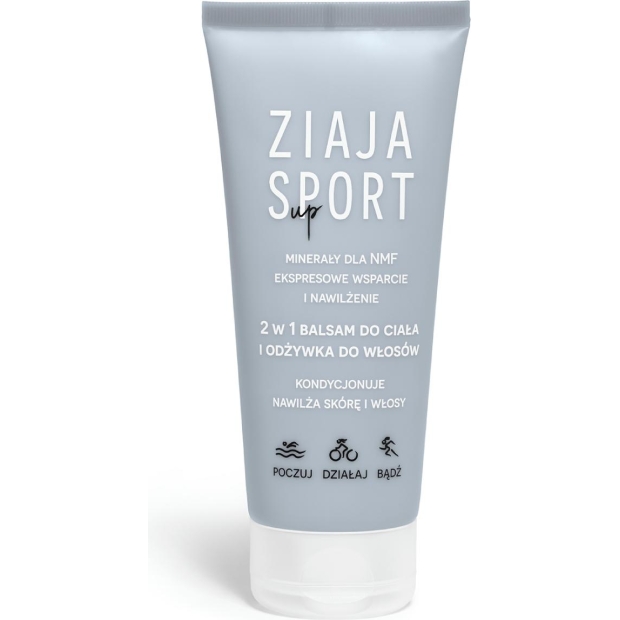 ZIAJA Sport Up Balsam do ciała i odżywka do włosów 200 ml | drogeria-zdrowie.com.pl