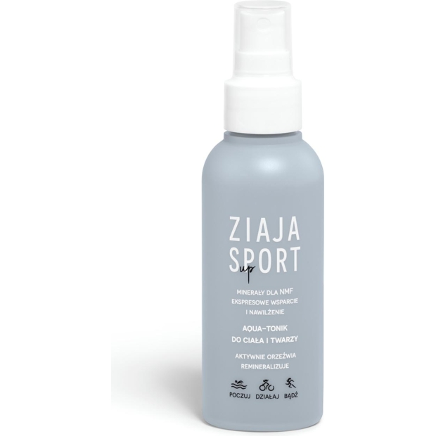 ZIAJA Sport Up Aqua-tonik do ciała i twarzy 120 ml | drogeria-zdrowie.com.pl