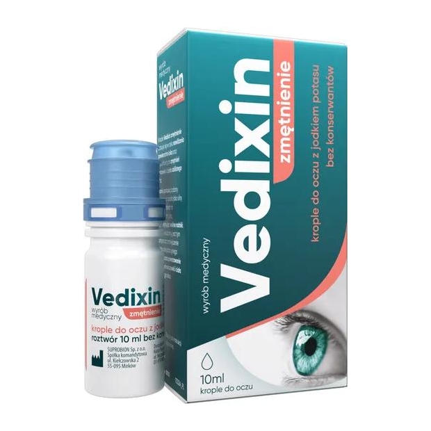 Vedixin Zmętnienie krople do oczu, 10 ml | drogeria-zdrowie.com.pl