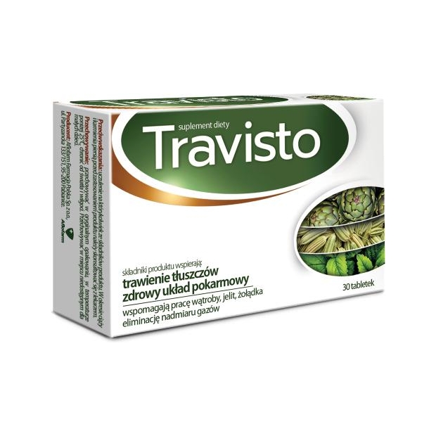 TRAVISTO, 30 tabletek | drogeria-zdrowie.com.pl