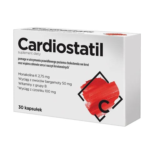 CARDIOSTATIL, 30 kapsułek | drogeria-zdrowie.com.pl