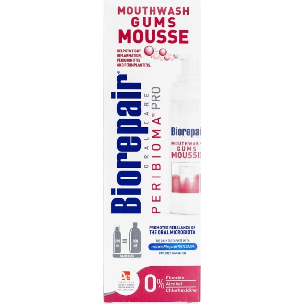 BIOREPAIR Peribioma Pianka do higieny jamy ustnej, 200 ml | drogeria-zdrowie.com.pl